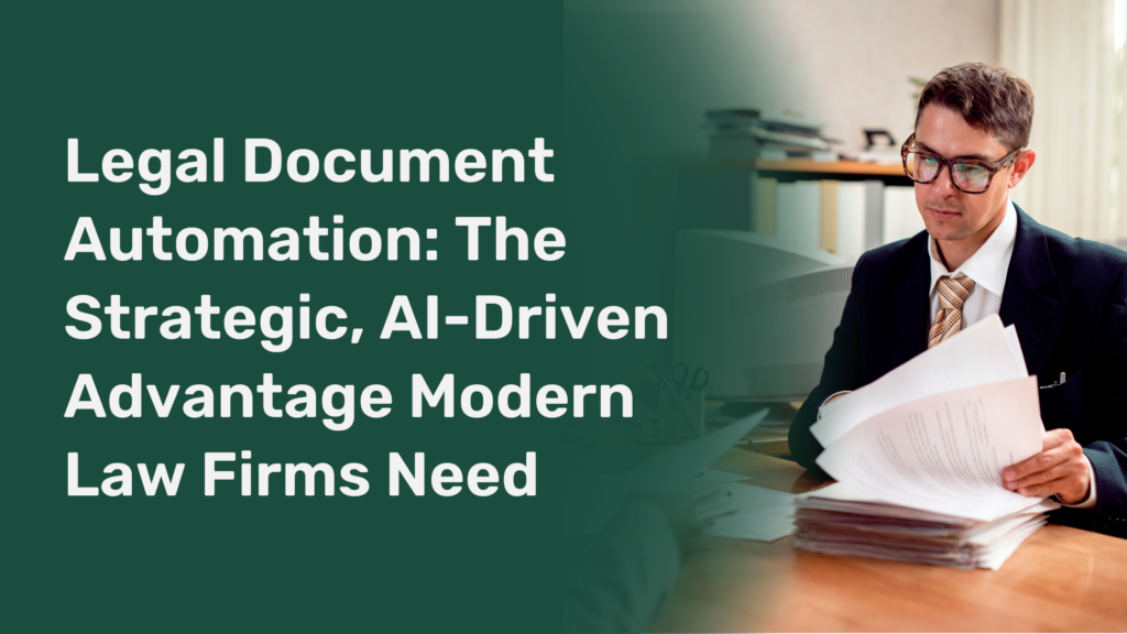 legal document automation the strategic ai driven advantage modern law firms need